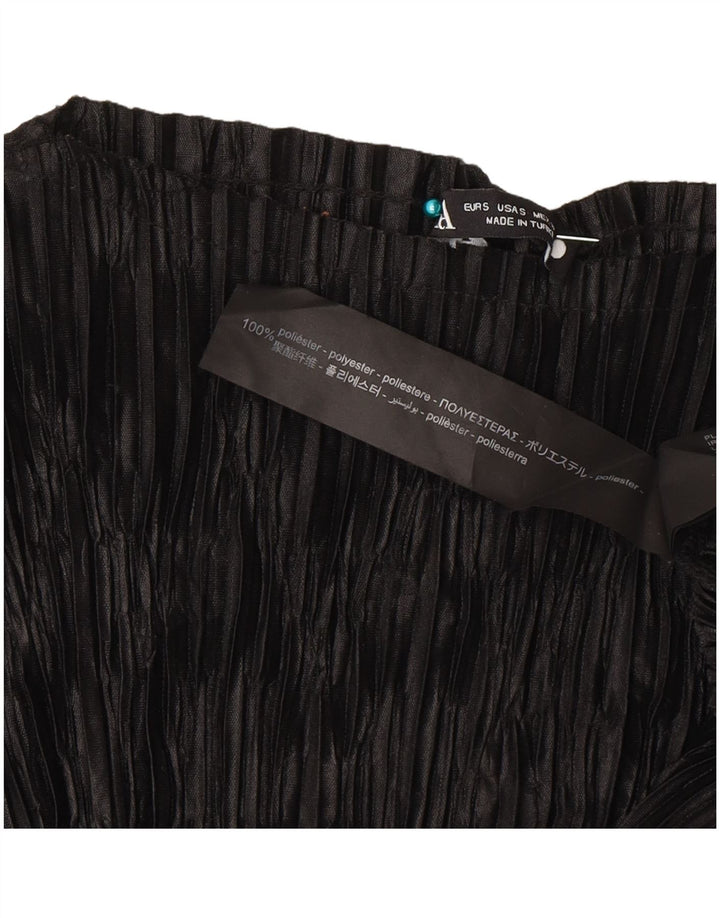 Camicetta da donna Zara Top UK 10 piccola in poliestere a righe nere