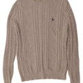 Maglione maglione girocollo da uomo Jack Wills in cotone grigio medio classico