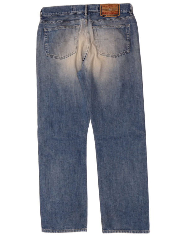Jeans dritti da uomo DIESEL W34 L31 cotone blu