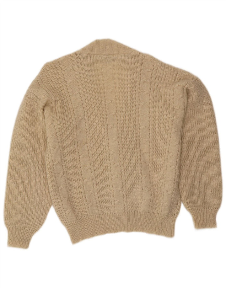 Maglione cardigan da uomo Belfe medio bianco sporco