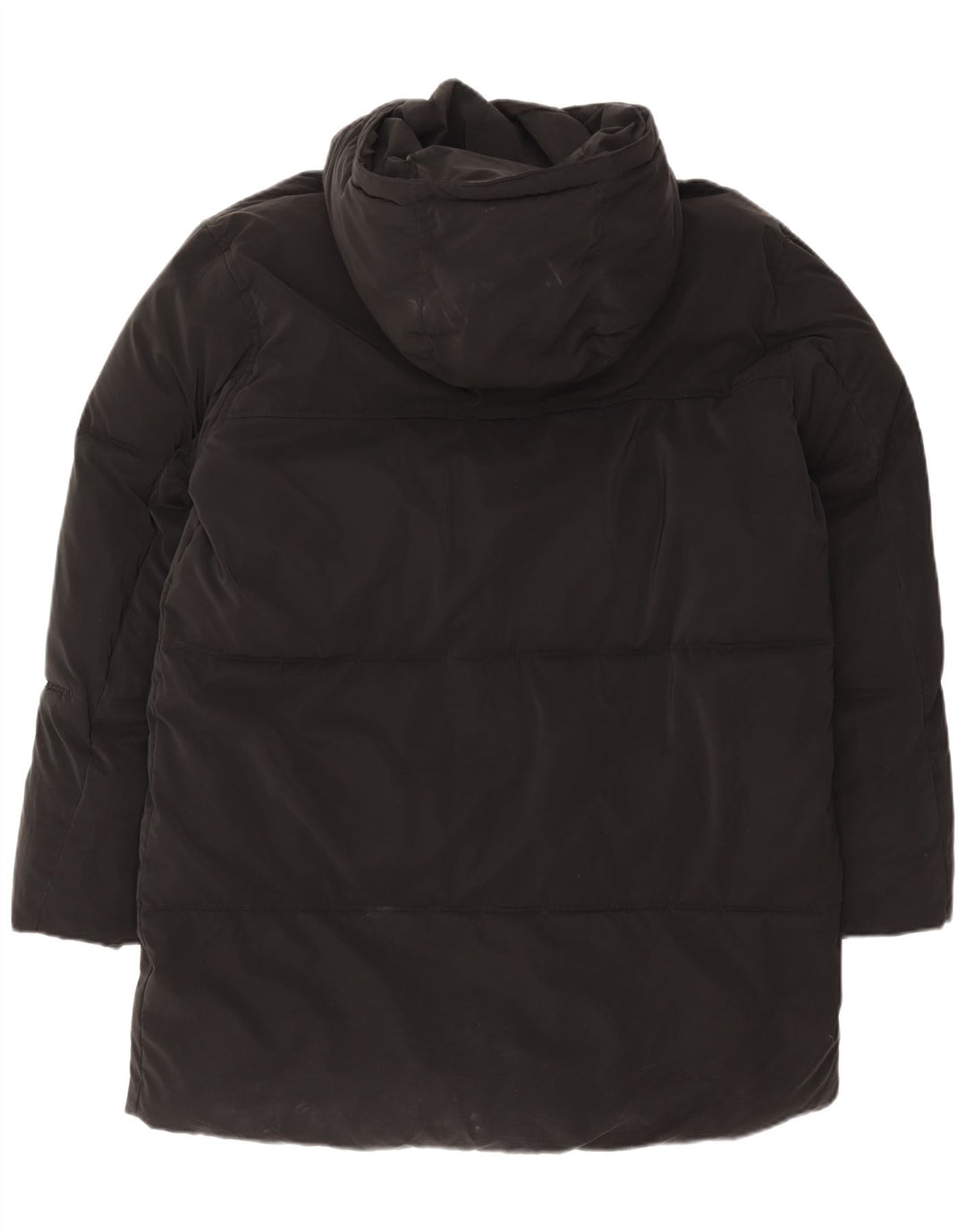 Cappotto imbottito con cappuccio da uomo Zara UK 38 medio nero