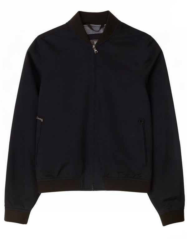 Giubbotto bomber da uomo Marks & Spencer UK 36 Small Blu Navy Colourblock