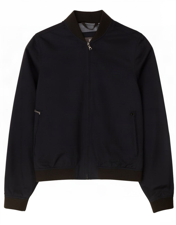 Giubbotto bomber da uomo Marks & Spencer UK 36 Small Blu Navy Colourblock