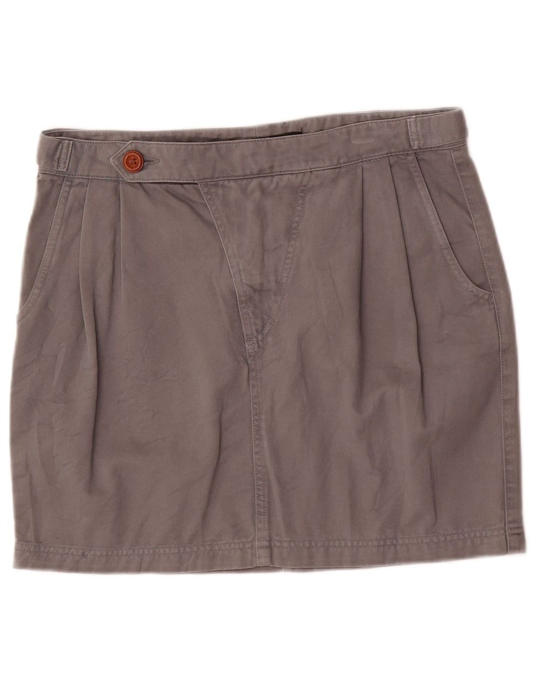 Minigonna con ancoraggio Trafaluc da donna Zara EU 40 media W30 cotone grigio