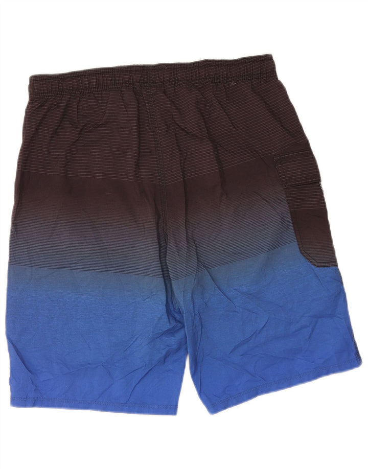 Pantaloncini da bagno cargo da uomo Rip Curl in poliestere color block blu medio