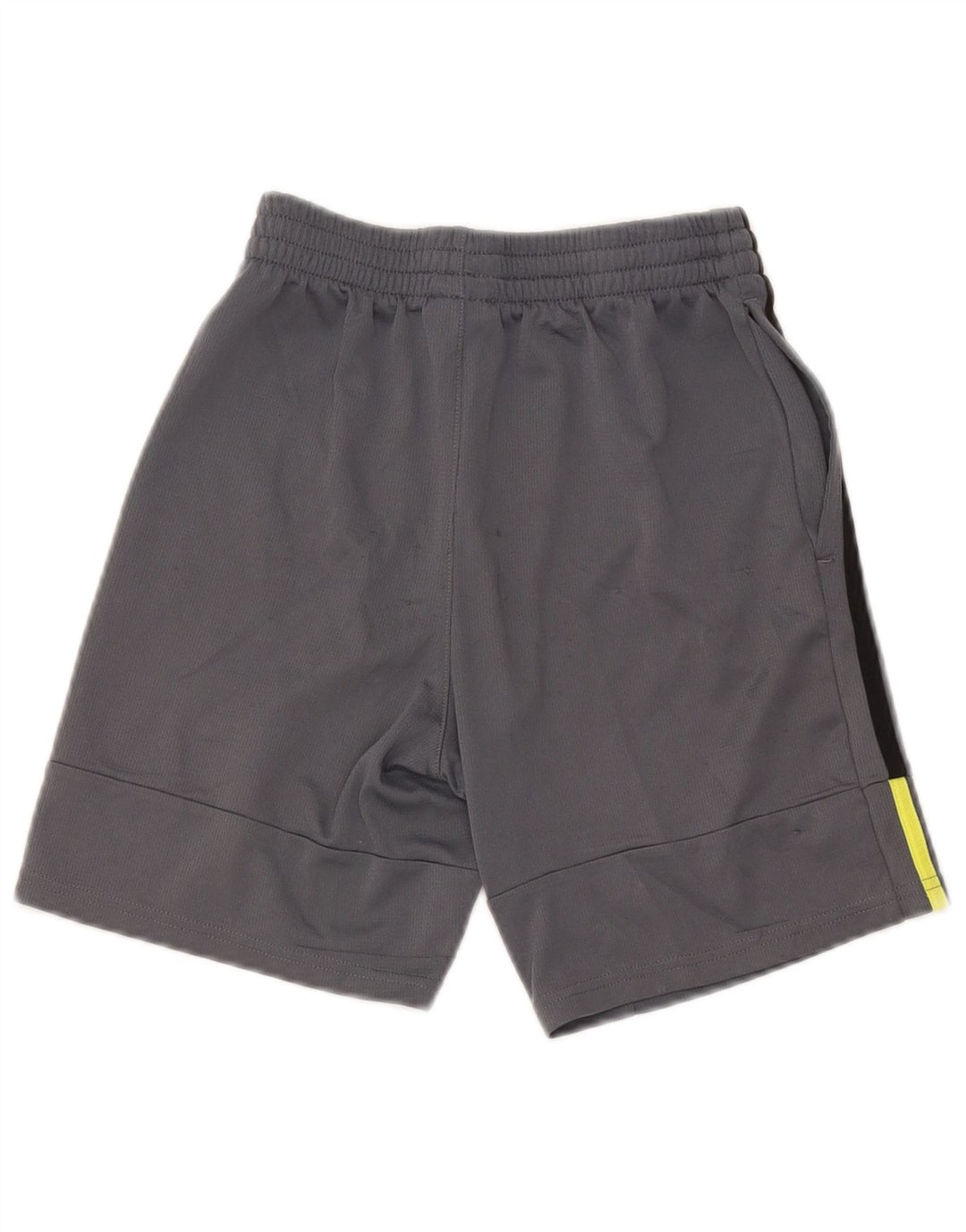 Pantaloncini sportivi Adidas da ragazzo 10-11 anni in poliestere grigio medio