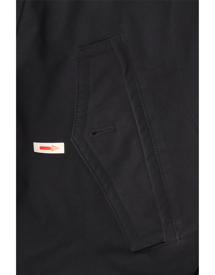 PEUTEREY Giacca imbottita con cappuccio da uomo UK 44 2XL Poliestere blu navy