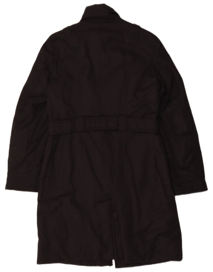 Cappotto imbottito da donna Marella UK 14 grande cotone nero