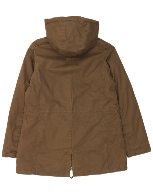 Giacca Parka con cappuccio da donna Brugi UK 18 XL cotone kaki