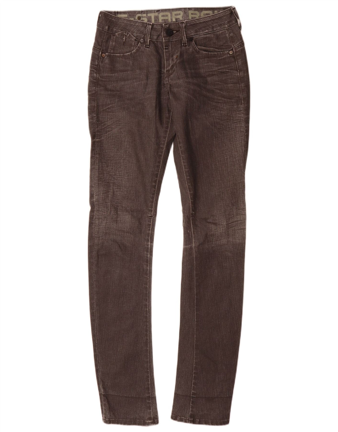 Jeans slim da donna G-Star W28 L32 cotone grigio
