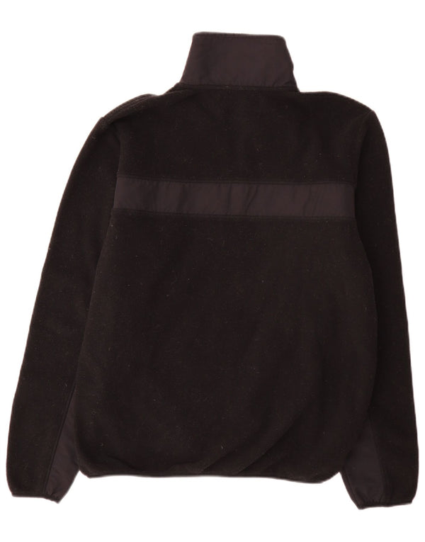 Giacca in pile da uomo Kappa UK 38 poliestere color block medio nero