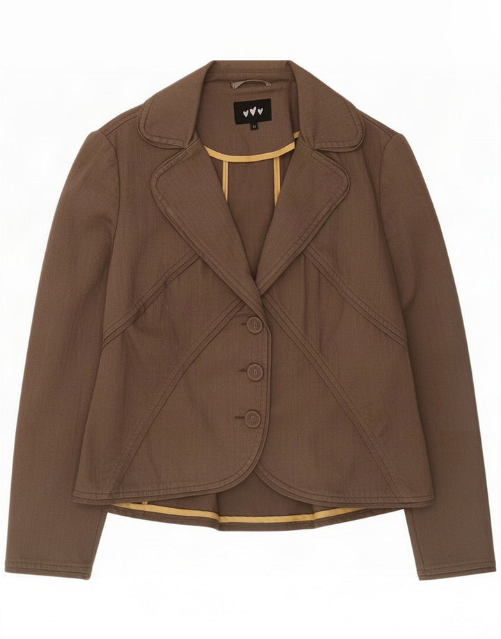 Marks & Spencer Giacca blazer a 3 bottoni da donna Per Una UK 14 Verde medio