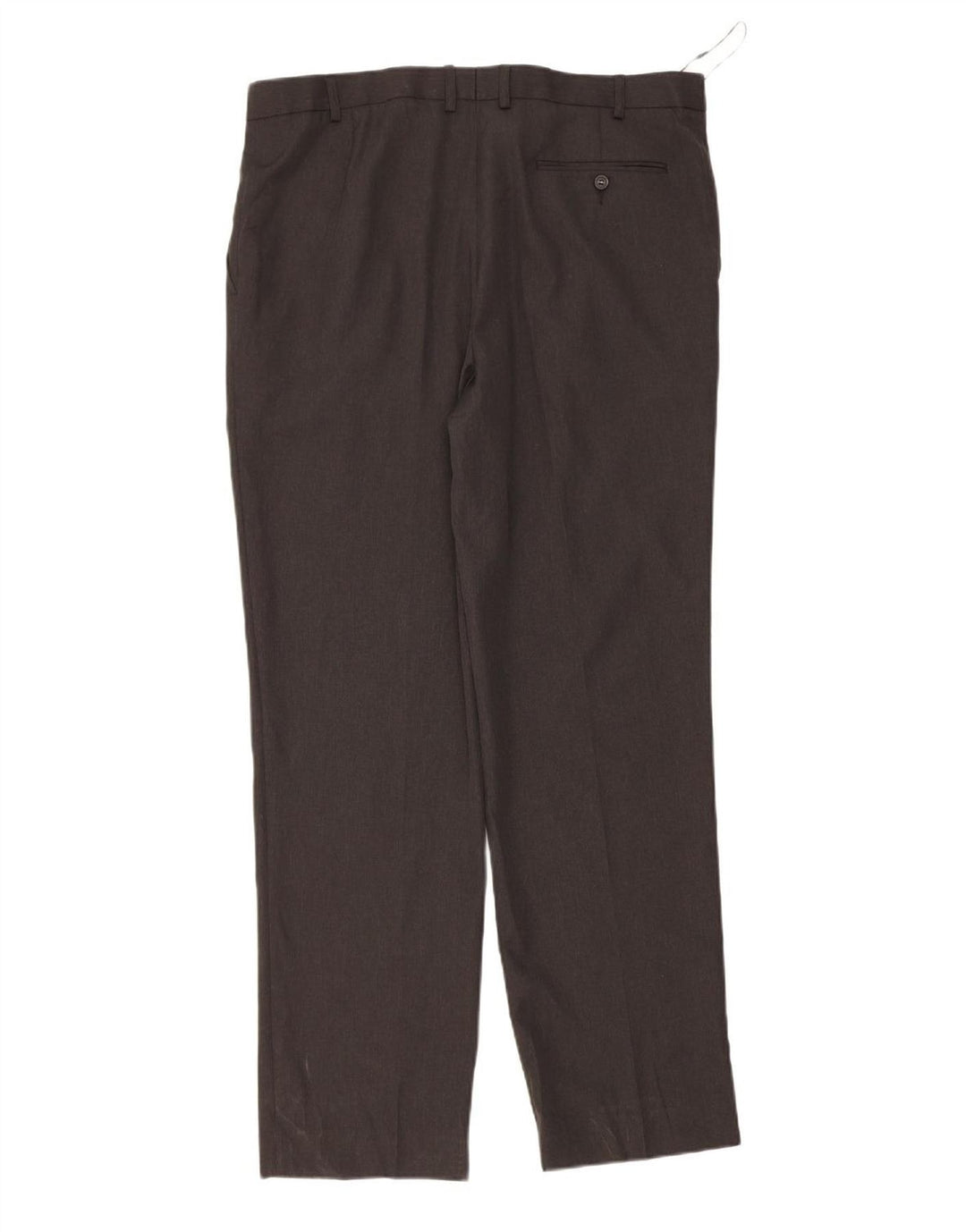 MARKS & SPENCER Mens Regular Fit Pegged Suit Trousers W38 L33 Grey
