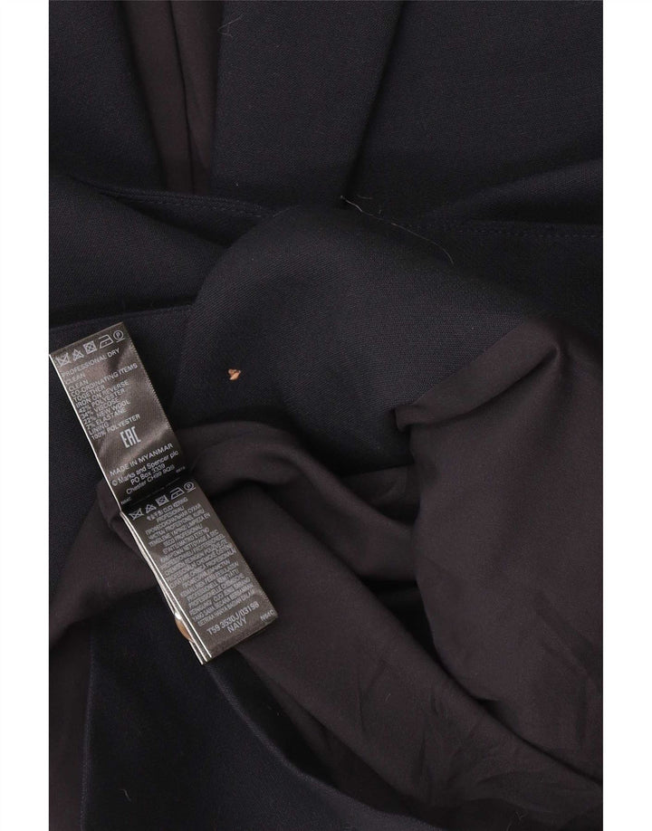 Giacca blazer oversize a 1 bottone da donna Marks & Spencer UK 18 XL Blu navy