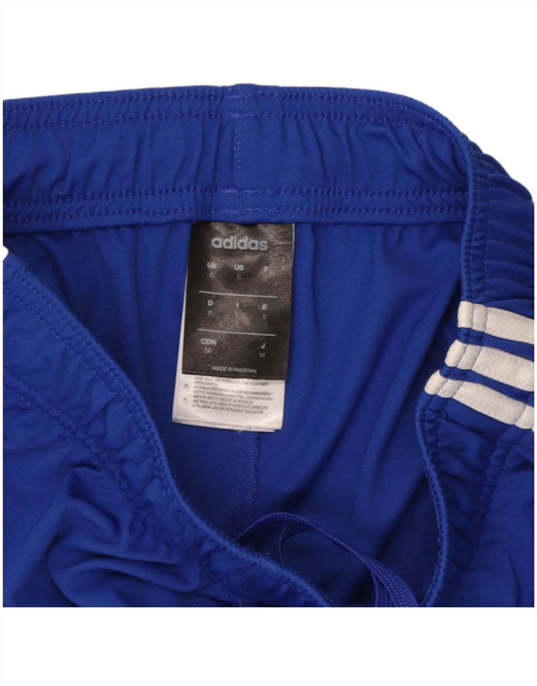 Pantaloncini sportivi Adidas Climalite da uomo piccoli in poliestere blu