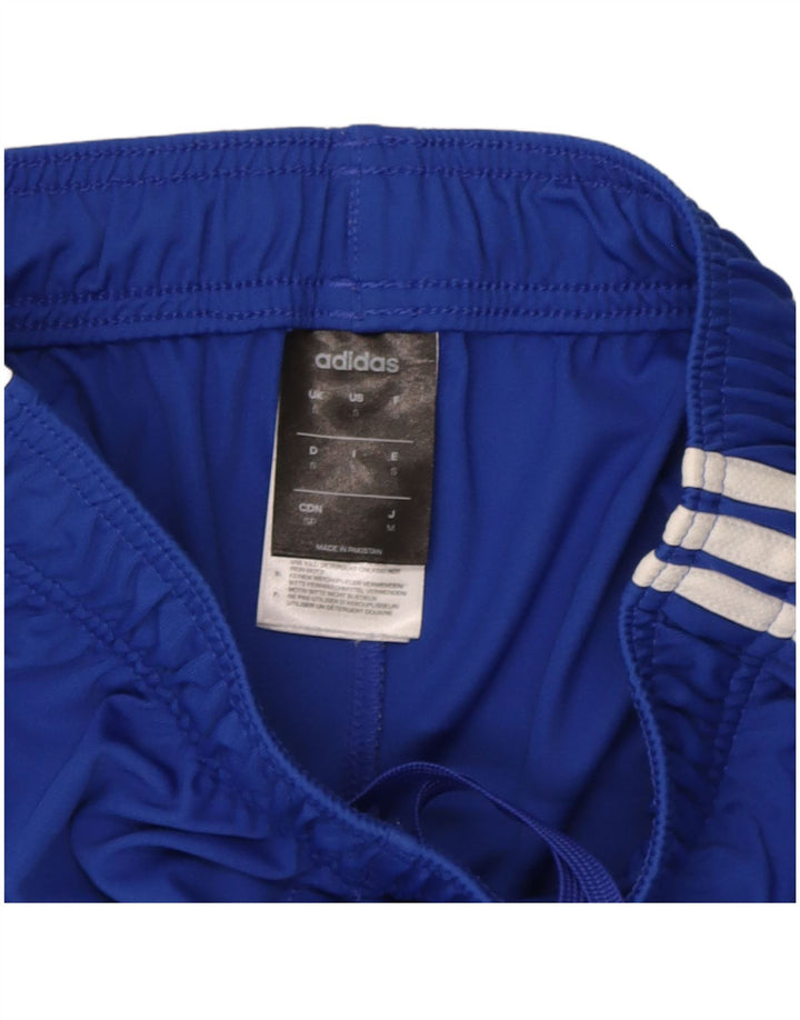 Pantaloncini sportivi Adidas Climalite da uomo piccoli in poliestere blu