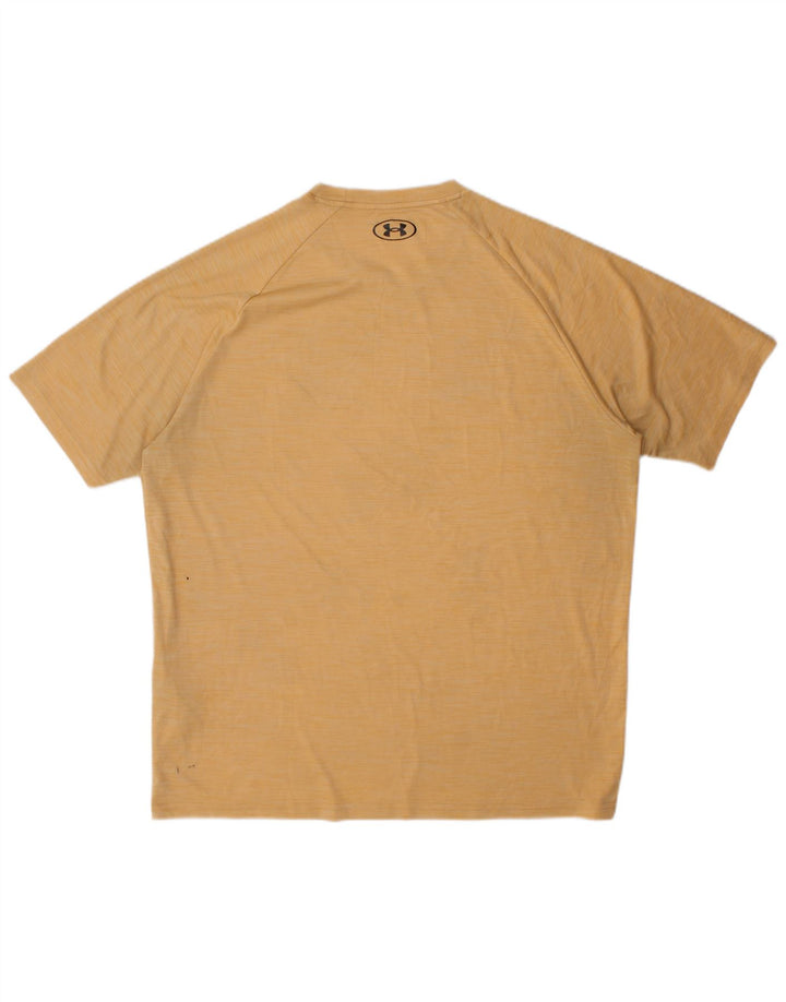 Maglietta da uomo Under Armour Top XL poliestere giallo
