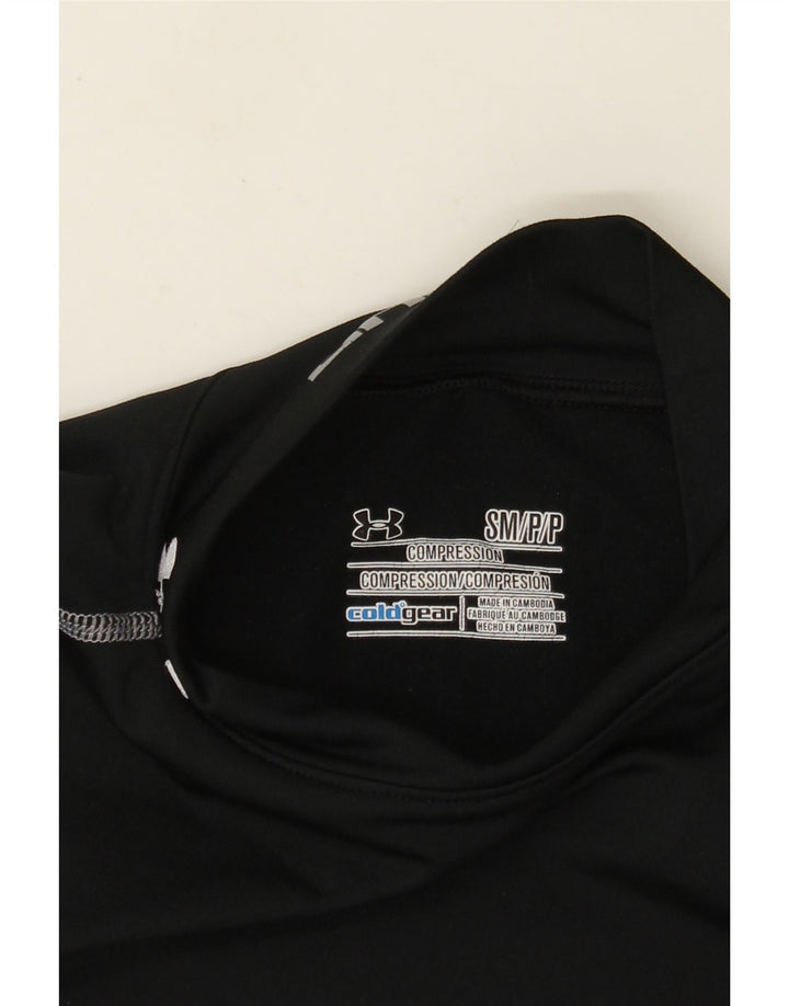 Maglietta a compressione grafica da donna Under Armour manica lunga UK 8 piccola nera