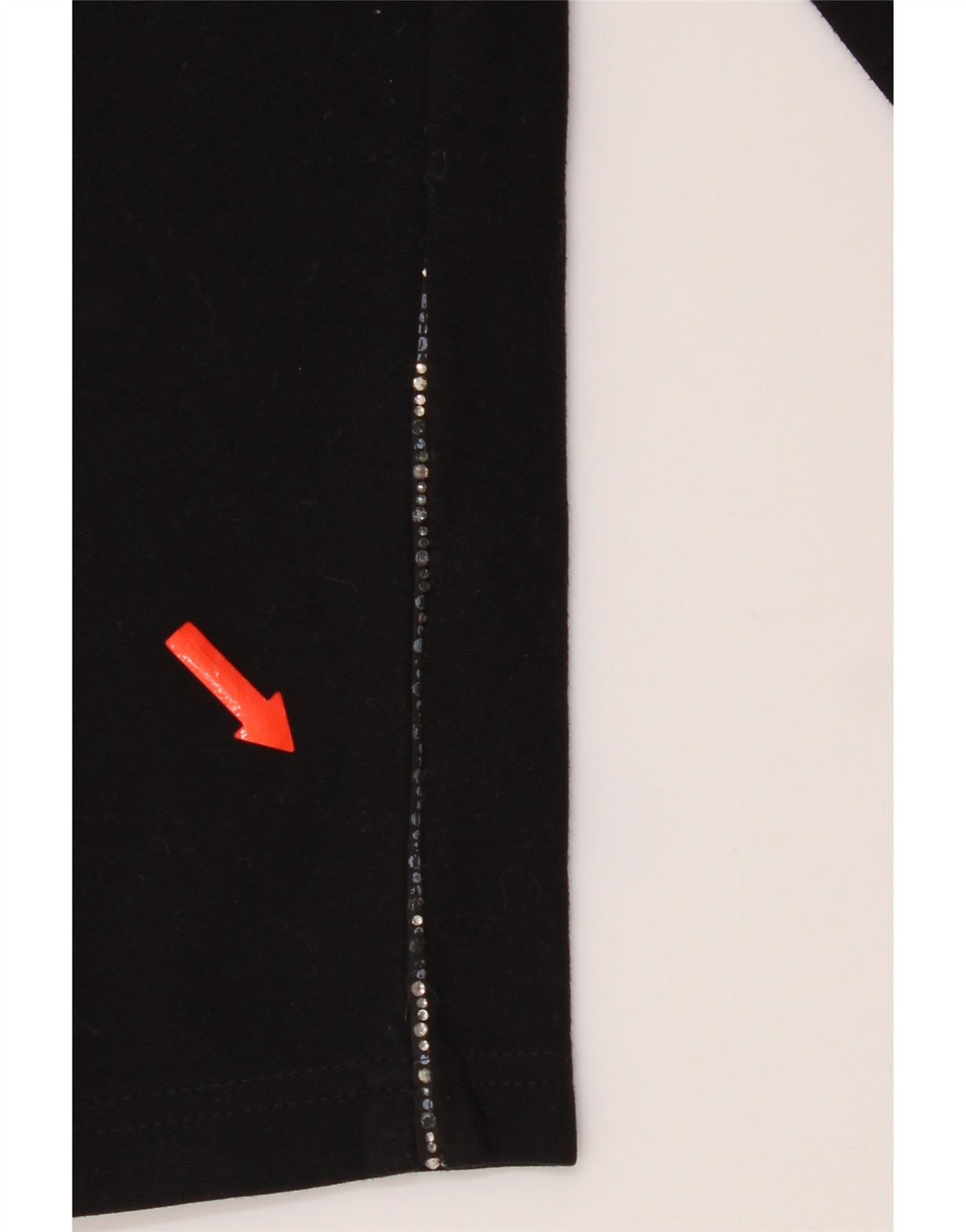 Leggings corti da donna Marks & Spencer UK 8 piccoli in viscosa nera