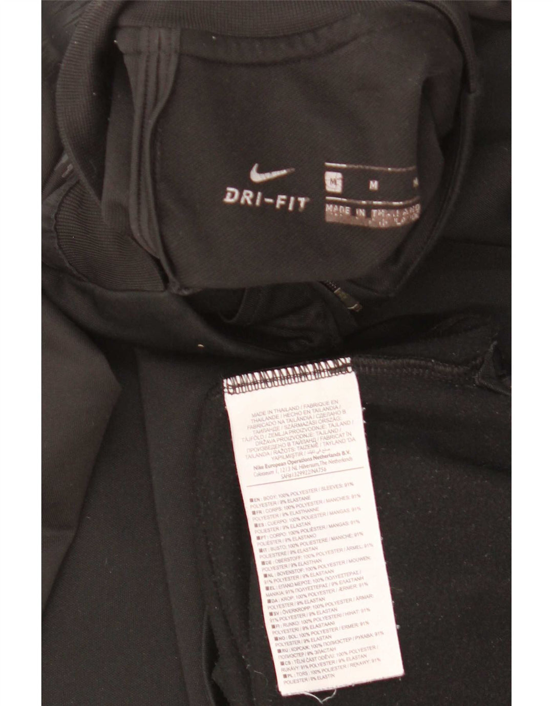 Top della tuta da ginnastica Nike Dri Fit Graphic Pullover da uomo, colore nero medio