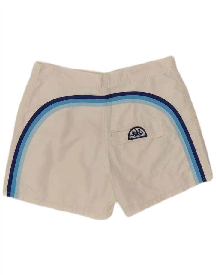 Pantaloncini da bagno da uomo SUNDEK bianco medio
