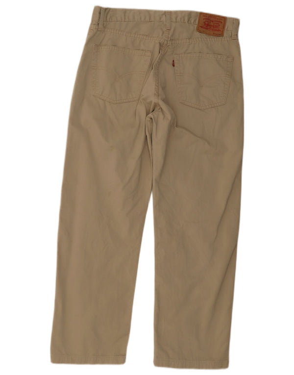 Levi's Uomo 551 Pantaloni casual dritti W36 L28 Cotone Beige