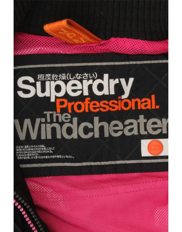Giacca a vento da donna Superdry The Windcheater UK 6 XS nylon nero