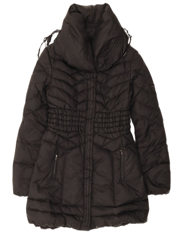 Cappotto imbottito da donna Guess UK 8 piccolo poliestere nero