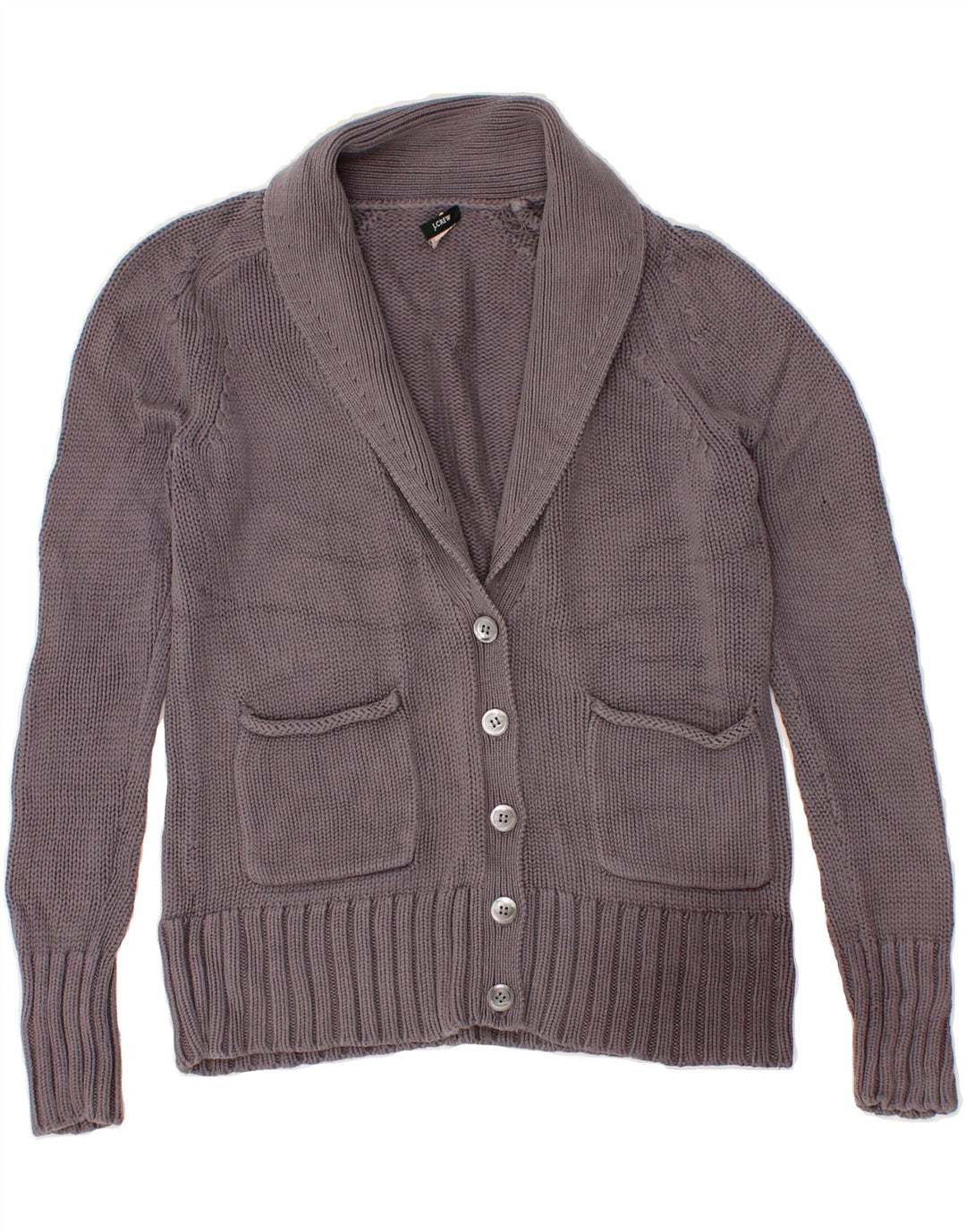 J. CREW Womens Cardigan Sweater UK 10 Small Grey Vintage J. Crew and Second-Hand J. Crew from Messina Hembry 