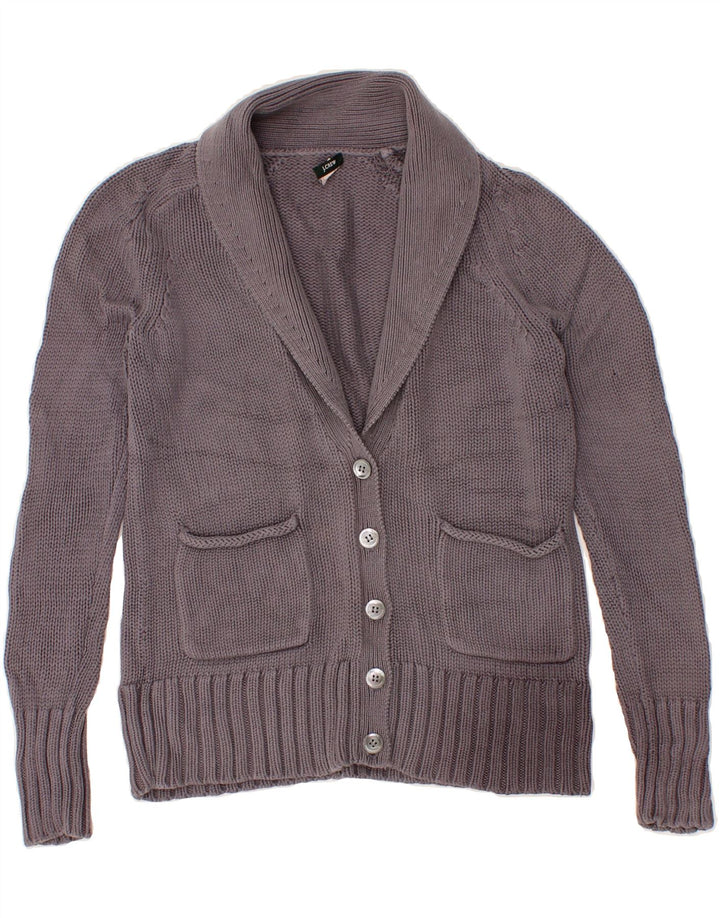 J. CREW Womens Cardigan Sweater UK 10 Small Grey Vintage J. Crew and Second-Hand J. Crew from Messina Hembry 
