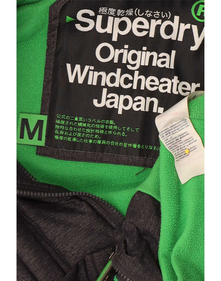Giacca a vento da uomo Superdry Windcheater UK 38 grigio medio chiazzato