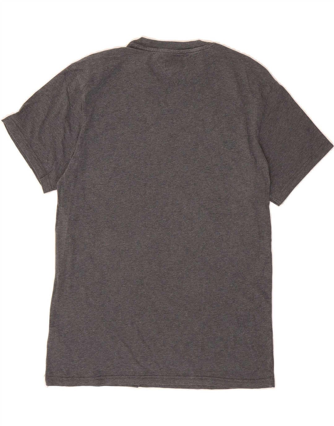 TOMMY HILFIGER Mens Graphic T-Shirt Top Large Grey Cotton Vintage Tommy Hilfiger and Second-Hand Tommy Hilfiger from Messina Hembry 