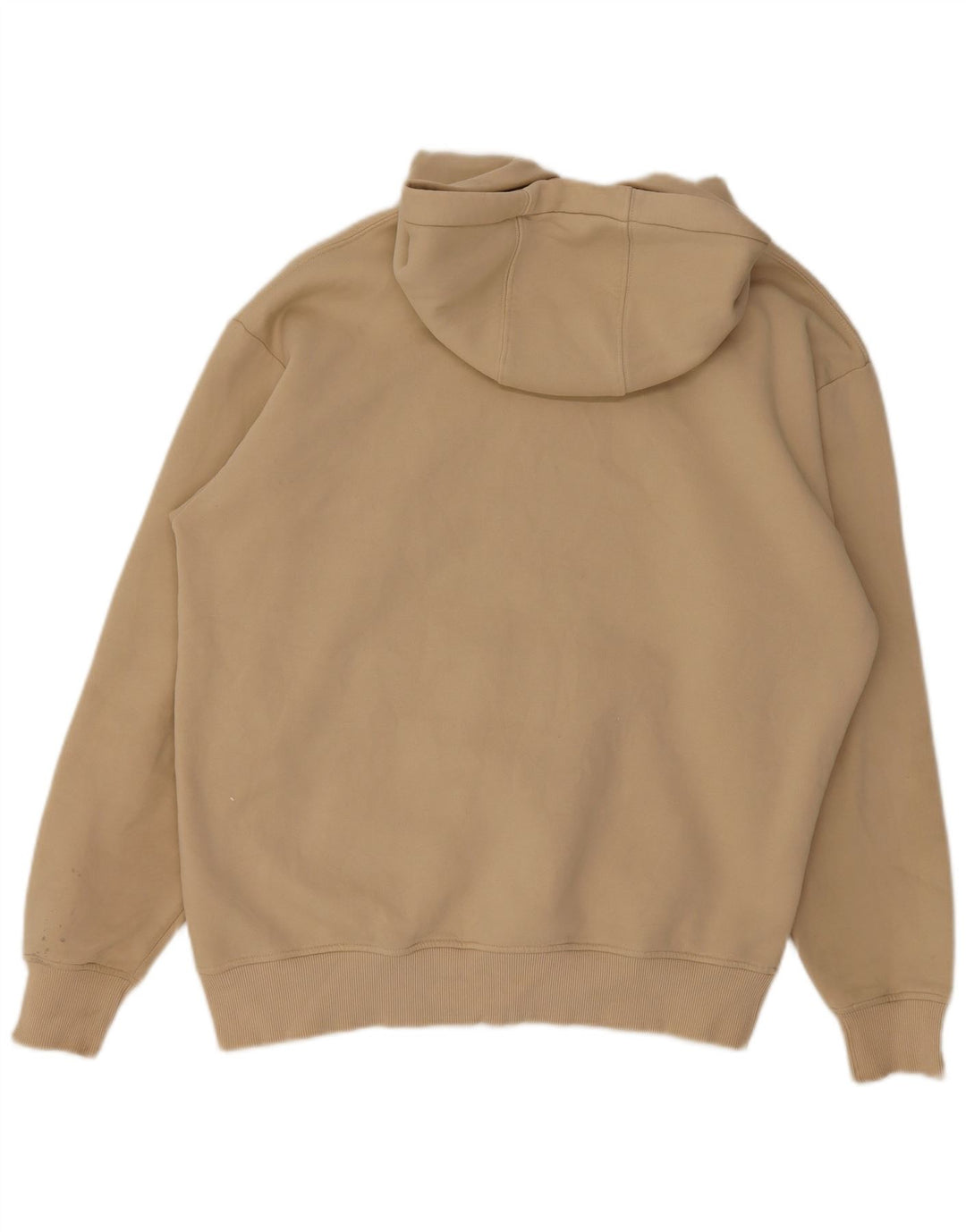 Felpa con cappuccio da uomo Zara 2XL in cotone beige