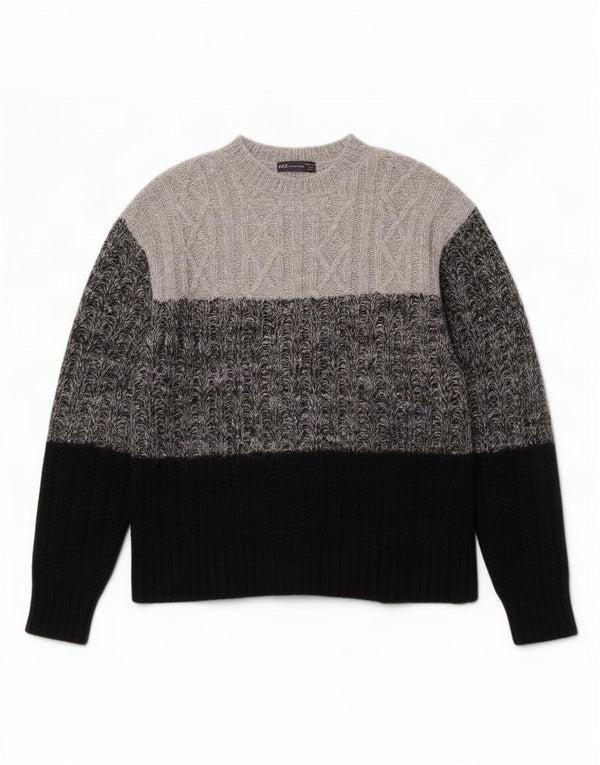 Maglione maglione girocollo da donna Marks & Spencer UK 14 Grigio medio