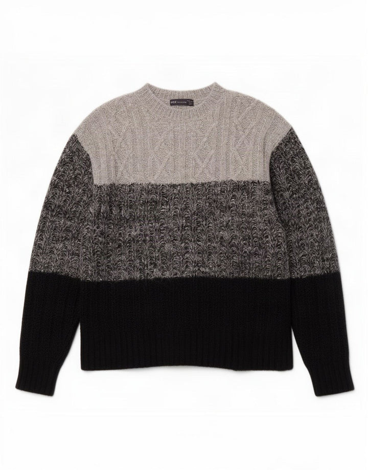 Maglione maglione girocollo da donna Marks & Spencer UK 14 Grigio medio