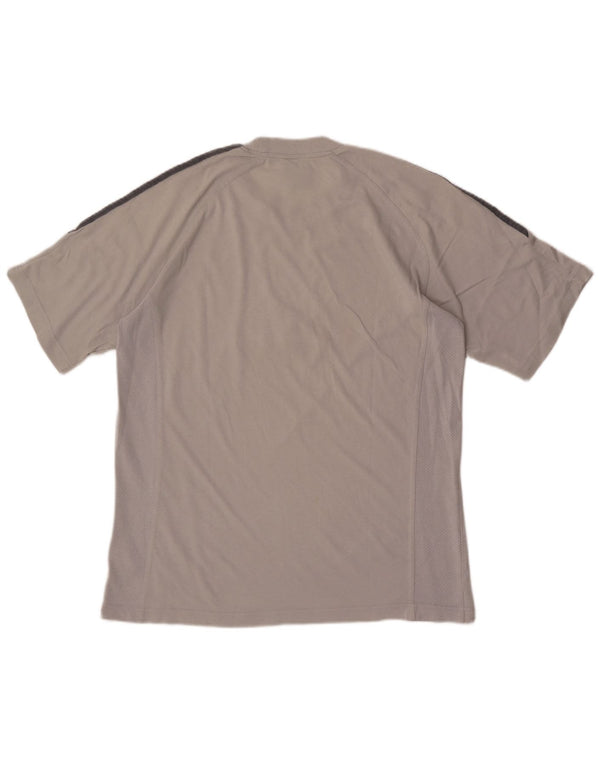 T-shirt grafica da uomo Adidas Top UK 40/42 Cotone grigio medio