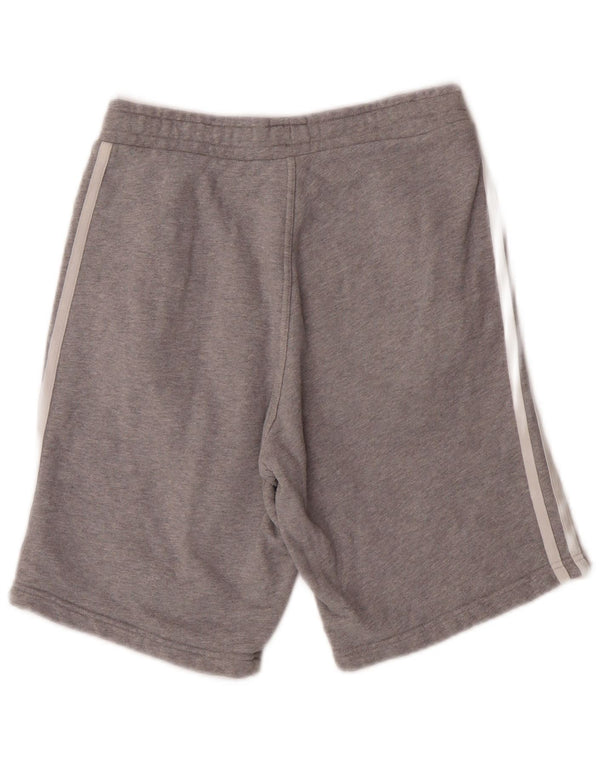 Pantaloncini sportivi Adidas da uomo piccoli in cotone grigio