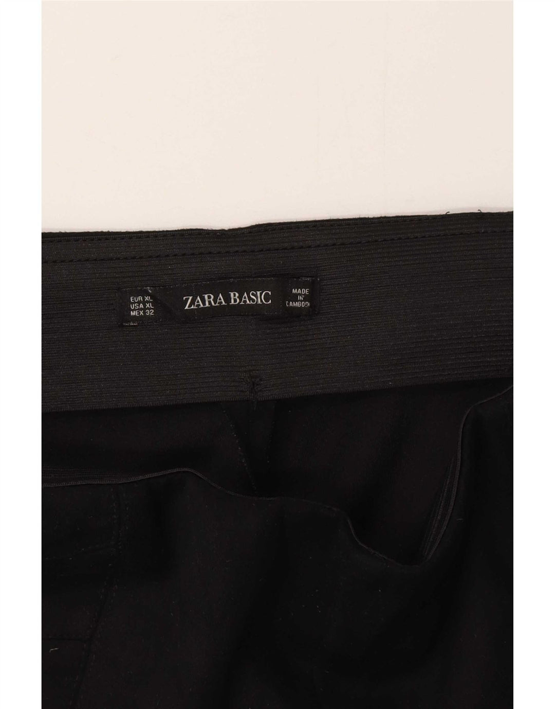 Pantaloni slim da donna Zara XL W36 L27 Neri