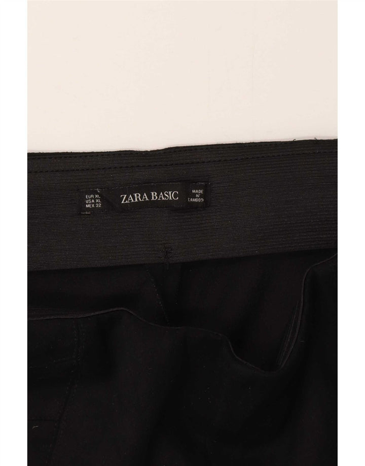 Pantaloni slim da donna Zara XL W36 L27 Neri