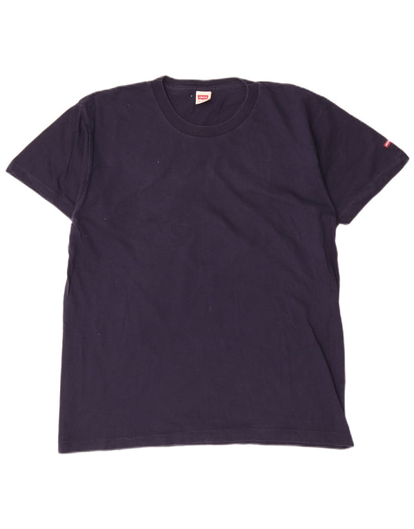 T-shirt da uomo Levi's Top Large in cotone blu navy