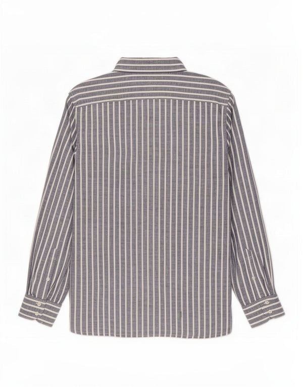 Camicia da uomo Tommy Hilfiger XL Lino gessato blu navy