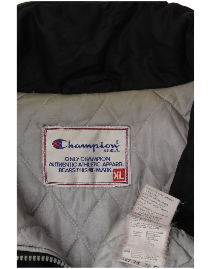 Giacca a vento da uomo vestibilità ampia Champion UK 42 XL nera in poliammide