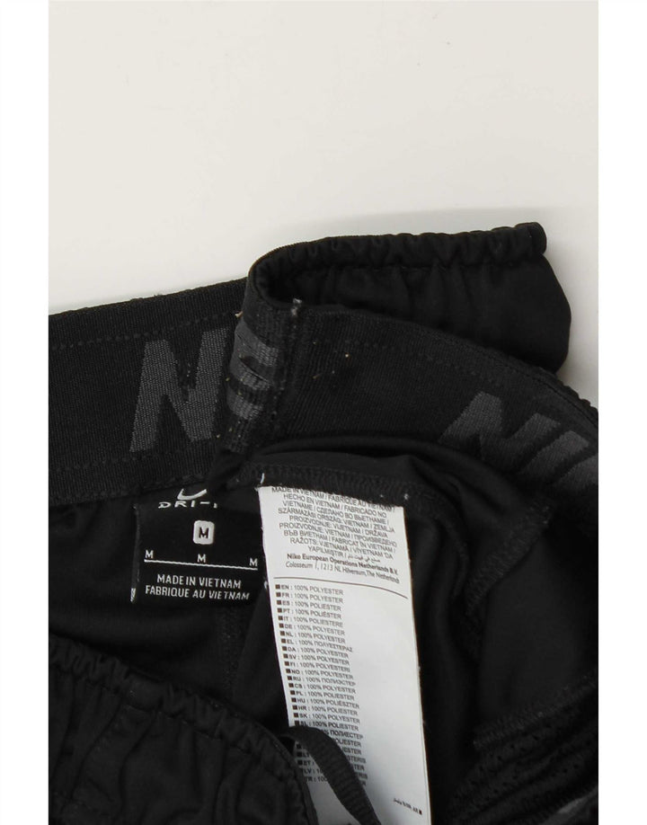 Pantaloncini sportivi Nike Dri Fit da uomo, poliestere medio nero