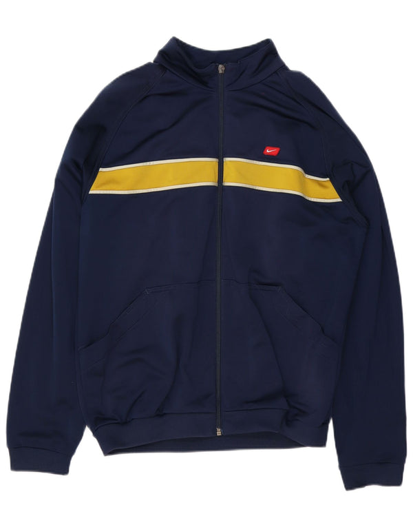 Giacca da ginnastica grafica Nike da ragazzo, 13-14 anni, XL, colore blu navy