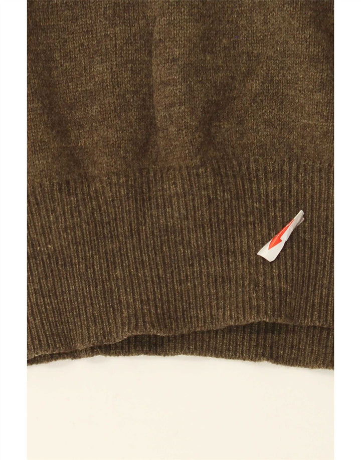 Maglione Kappa da uomo con scollo a V XL in lana verde