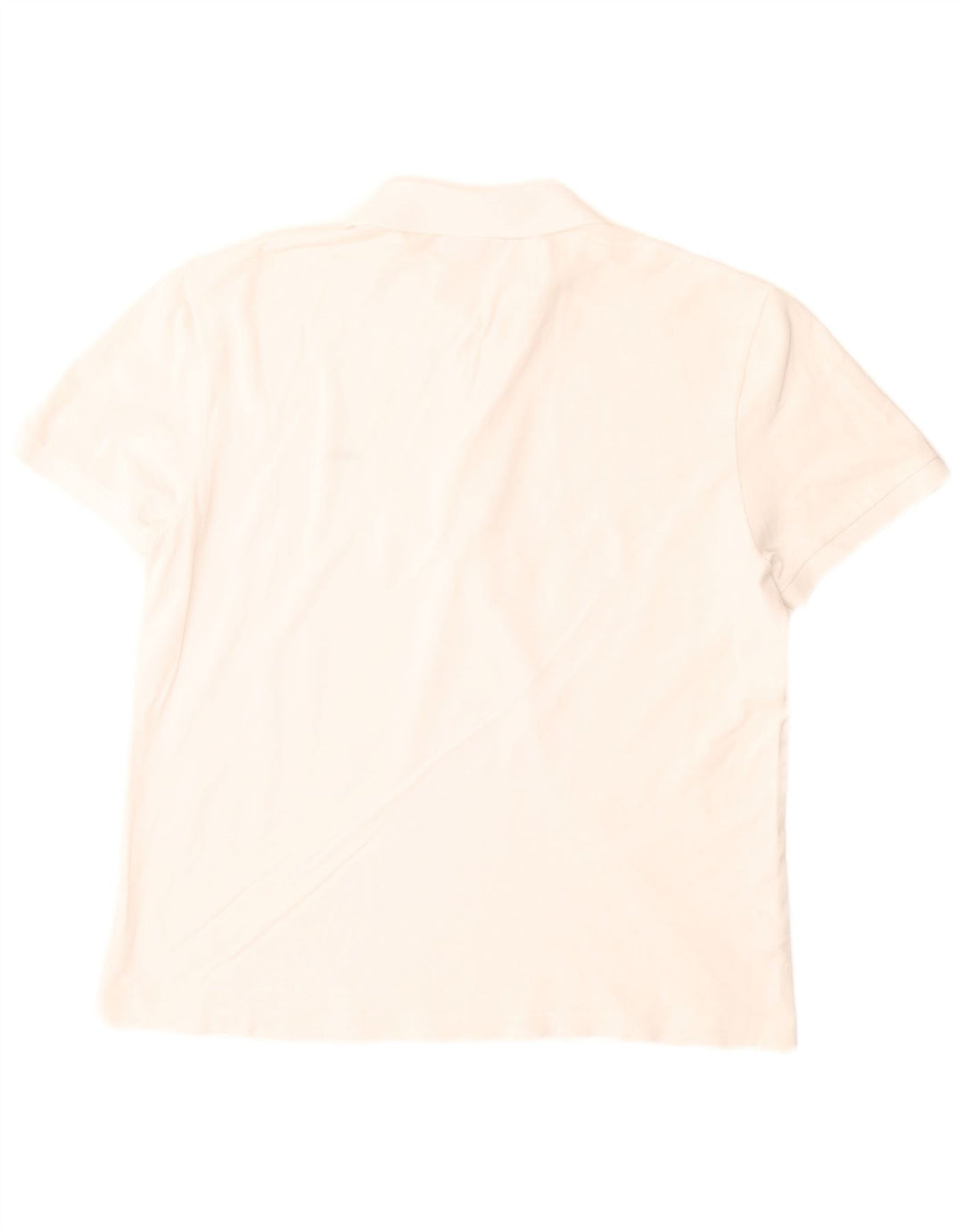 Polo da uomo slim fit Lacoste in cotone bianco medio