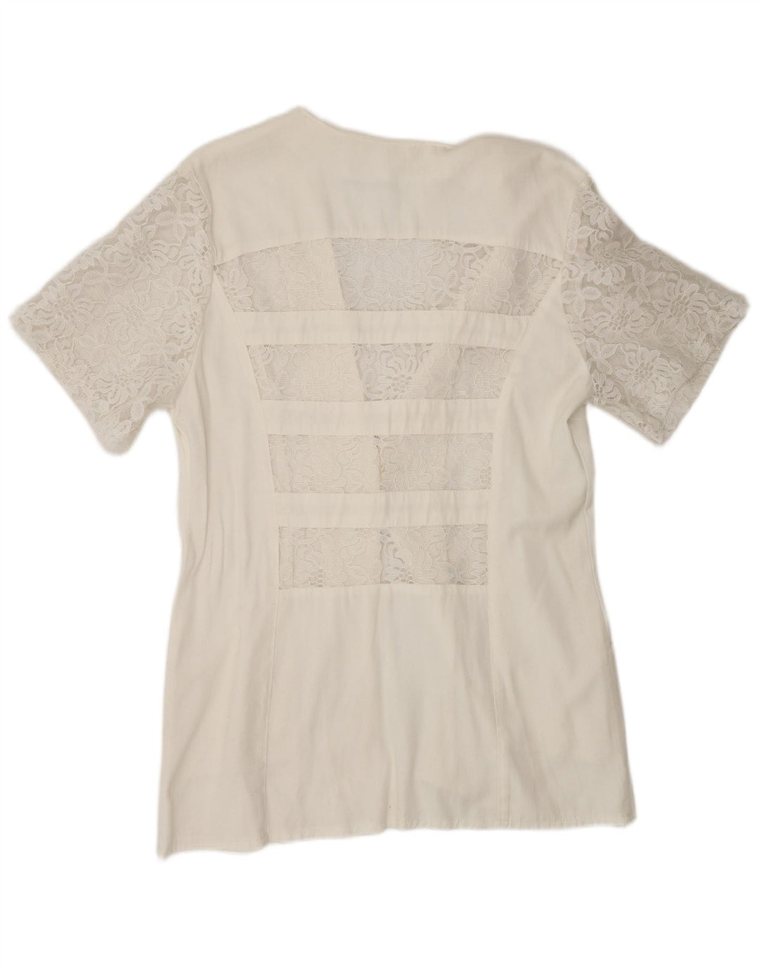 Giacca blazer da donna a maniche corte a 1 bottone Paola UK 12 Medium White Floral