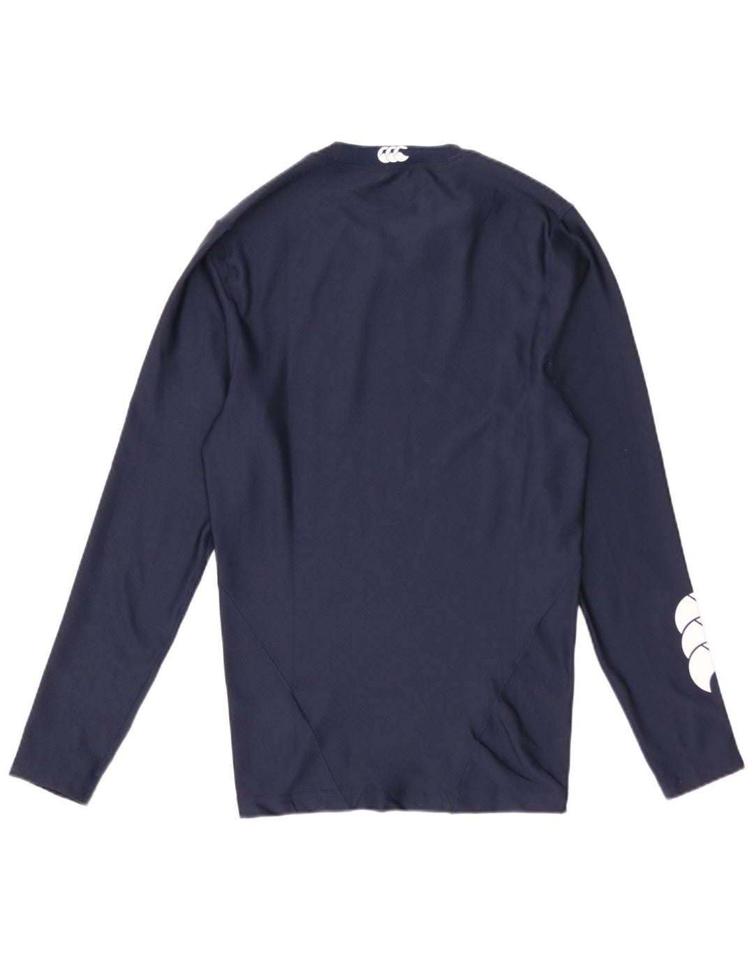 Canterbury Top grafico da uomo a maniche lunghe piccolo blu navy Poliestere