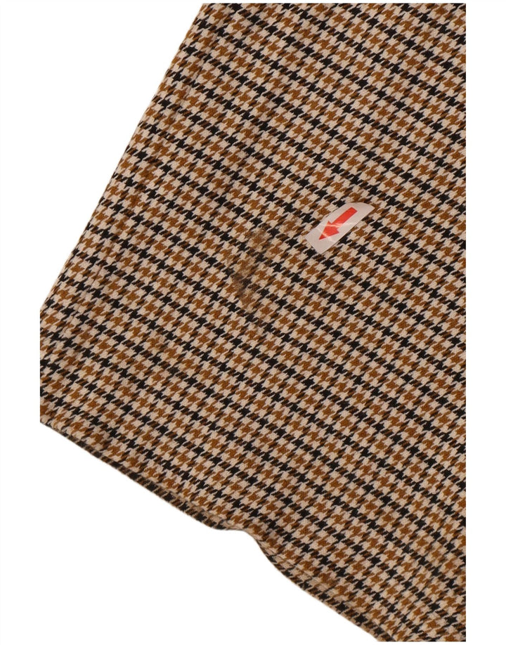 Pantaloni chino da donna Massimo Dutti EU 42 Large W32 L32 pied de poule marrone
