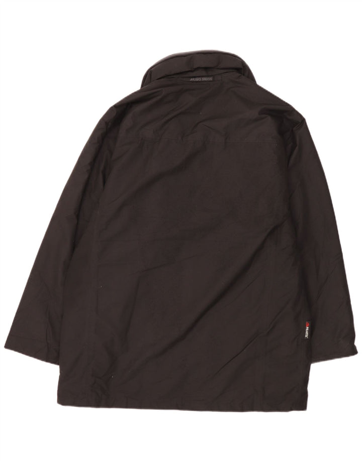 Giacca parka da uomo con cappuccio Musto UK 38 poliestere nero medio